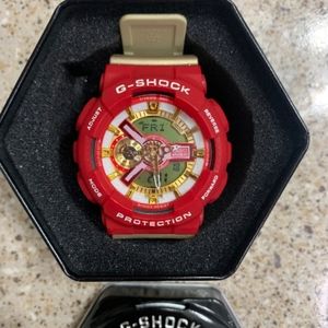 G shock watch red